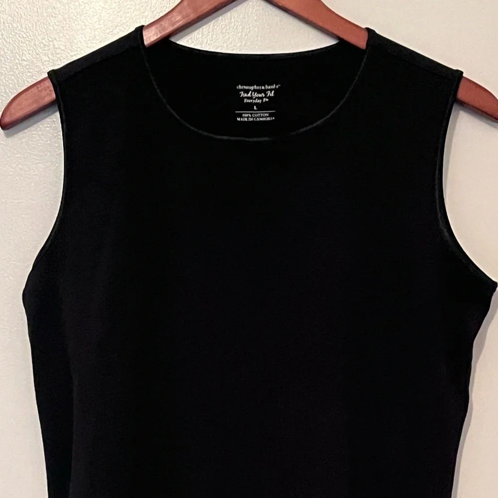 π€ Christopher & Banks "Find Your Fit" Sleeveless Top - Size L π€ - Picture 4 of 7